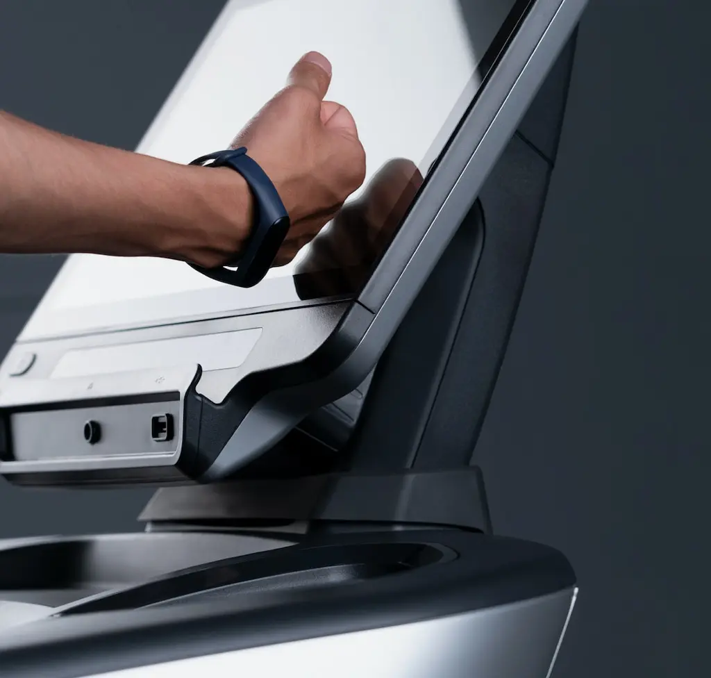 a person using a laptop computer on a desk